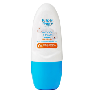 Déodorant Tulipan Negro Roll sur Coton et Talc 50 ml