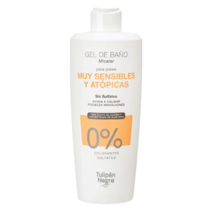 Gel Micellaire Tulipan Negro pour peaux sensibles et atopiques 500 ml