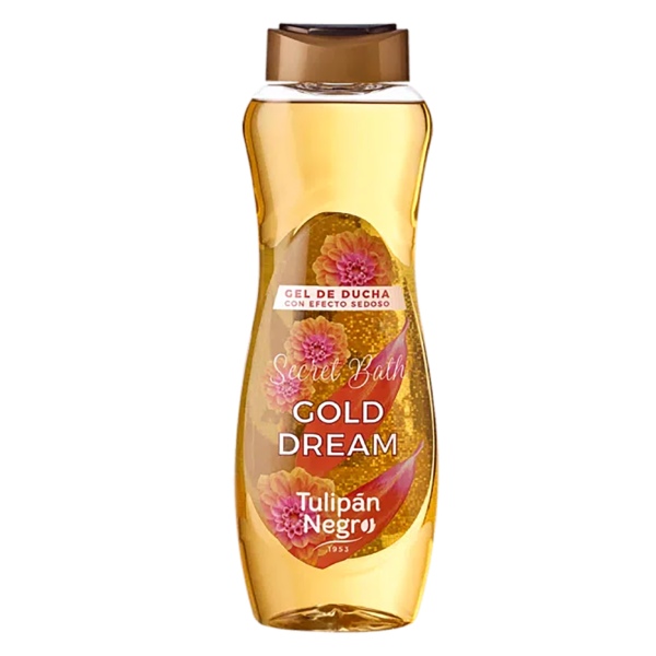 Secret Bath Gold Dream Gel de bain tulipan Negro noire 600 ml